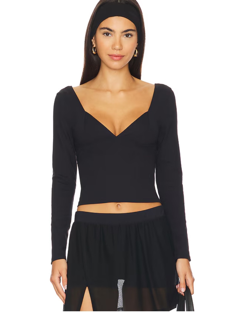 Free People Black Long Sleeve